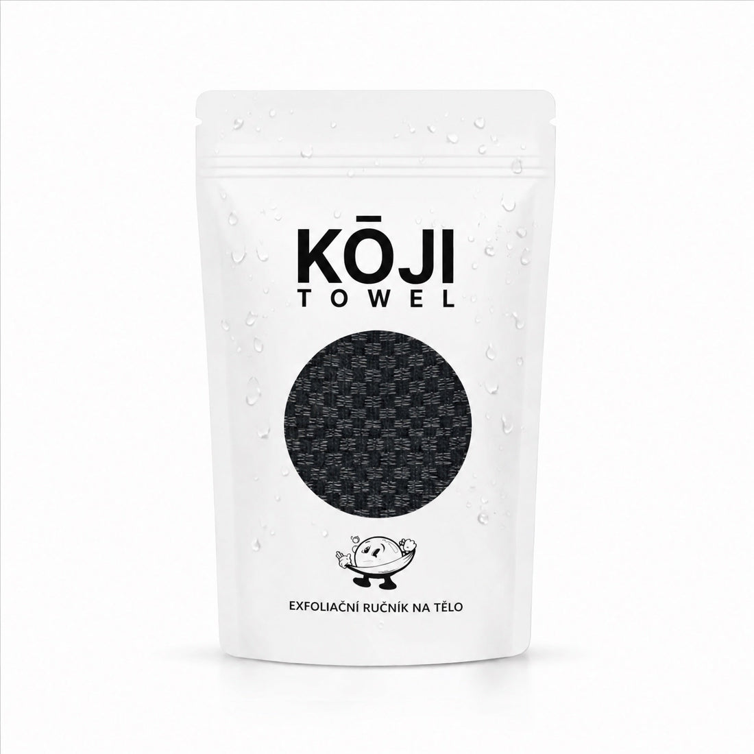 Exfoliačný uterák Kōji — balenie