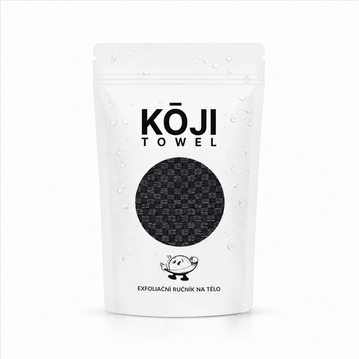 Exfoliačný uterák Kōji — balenie
