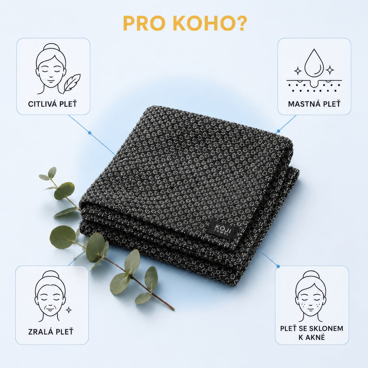 Pre koho je exfoliačný uterák Kōji Face Towel