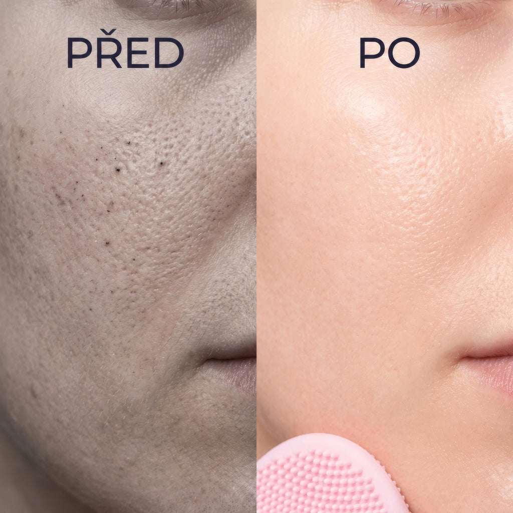 Detail pleti pred používaním a po používaní padu Kōji Glovi